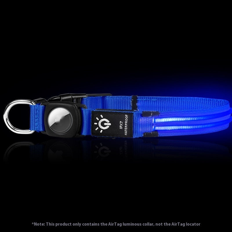 Protective Cover Positioning Tracker Waterproof LED Pet Luminous Collar